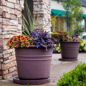 CurbSide Bell Tower Decorative Plastic Outdoor Planter Pot