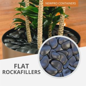 Flat Rockafiller &trade; Faux Landscaping Rocks