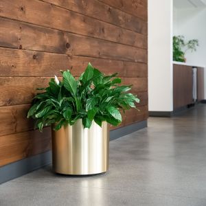 Vista Metallic Floor Planter